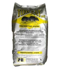 Ποντικοφάρμακο Tom Cat (σιτάρι, σακούλα) 3 κιλά