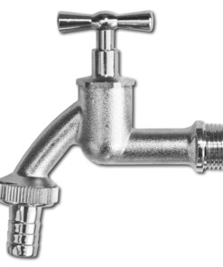 Βρύση Κήπου από Επινικελωμένο Ορείχαλκο