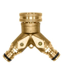 Σύνδεσμος Υ Ορείχαλκου με 2 Βαλβίδες Lower